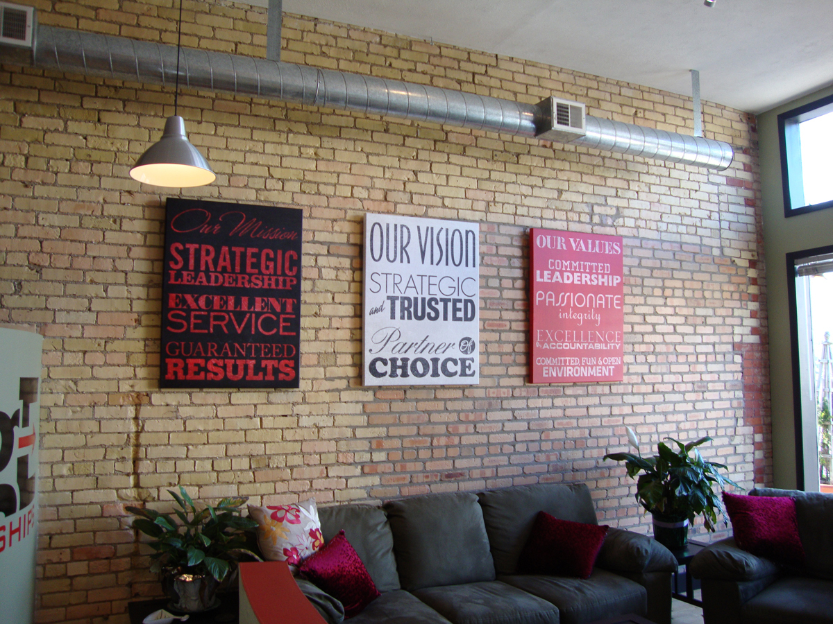 A Michigan-based Ad Agency’s 3-piece Canvas Order