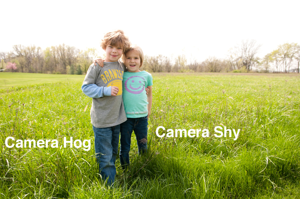 child photography tips, portrait tips, camera shy