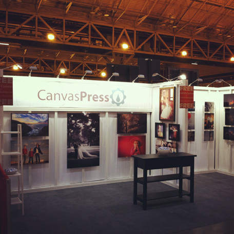 canvas press booth, imaging usa, photos on canvas, canvas pictures, picture canvas