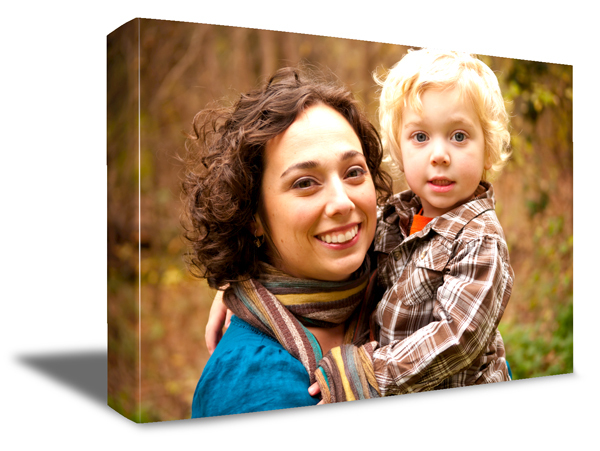mother's day gift, gift ideas, photo canvas, mom and son, canvas print