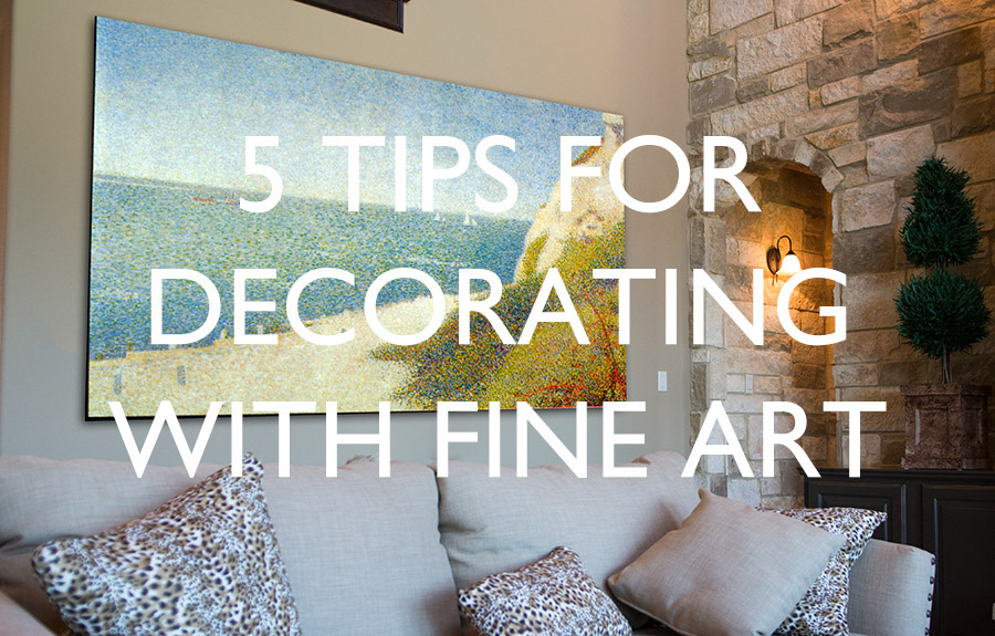 decorating with fine art