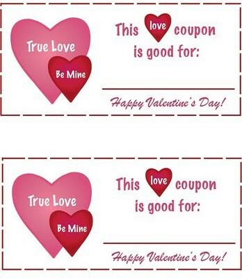 Valentines day, gift idea, love coupon