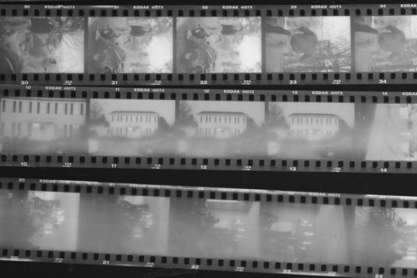 old film negatives