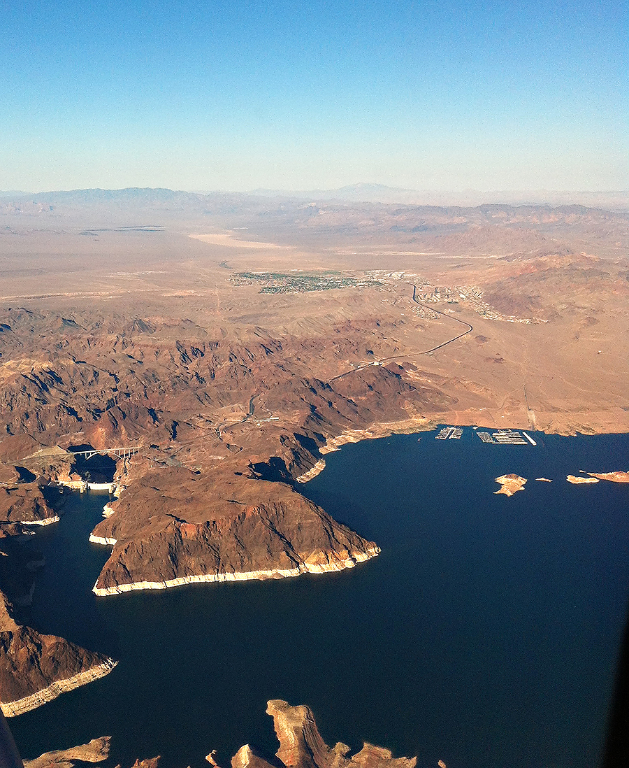 lake mead from the air