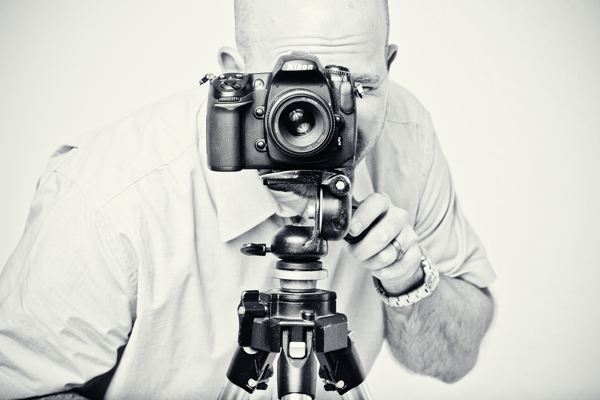 pro photographer, camera on tripod, photography business