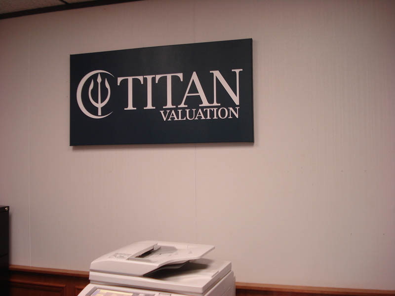 Titan Logo on Canvas