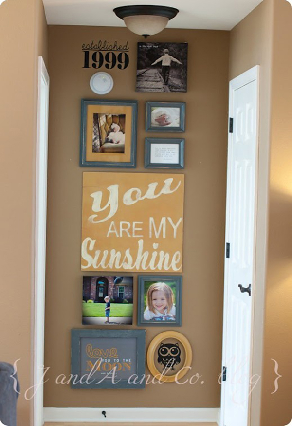 hallway collage ideas, you are my sunshine canvas print, collage ideas
